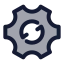 Systemupdate icon with duotone standard style