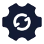 Systemupdate icon with solid standard style