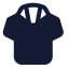 Tshirt icon with solid standard style
