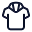 Tshirt icon with stroke standard style