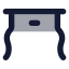 Table icon with bulk rounded style