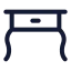Table icon with stroke rounded style