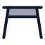 Table icon with duotone standard style