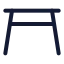 Table icon with stroke rounded style