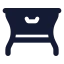Table icon with solid standard style