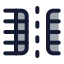 Tablecolumnssplit icon with duotone standard style