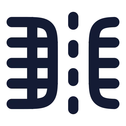 Table Columns Split Icon in Solid Rounded style