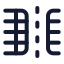 Tablecolumnssplit icon with stroke standard style