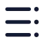 Tableofcontents icon with solid standard style