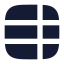 Tableproperties icon with solid rounded style