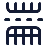 Table Rows Split icon preview