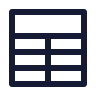 Table icon preview