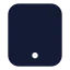 Tablet icon with solid standard style