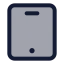 Tablet icon with duotone standard style