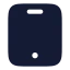 Tablet icon with solid rounded style