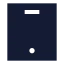 Tablet icon with solid sharp style