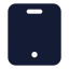 Tablet icon with solid standard style