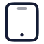Tablet icon with twotone rounded style