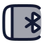 Tabletconnectedbluetooth icon with duotone rounded style