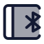 Tabletconnectedbluetooth icon with duotone standard style