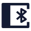 Tabletconnectedbluetooth icon with solid sharp style