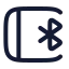 Tabletconnectedbluetooth icon with stroke rounded style