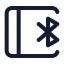 Tabletconnectedbluetooth icon with stroke standard style