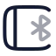 Tabletconnectedbluetooth icon with twotone rounded style