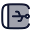 Tabletconnectedusb icon with duotone rounded style