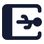 Tabletconnectedusb icon with solid standard style