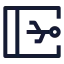 Tabletconnectedusb icon with stroke sharp style