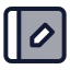 Tabletpen icon with duotone standard style