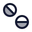 Tablets icon with duotone rounded style