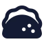 Taco icon with solid standard style