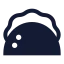 Taco icon with solid sharp style