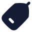 Tag icon with solid rounded style