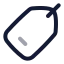 Tag icon with twotone rounded style