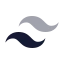 Tailwindcss icon with bulk rounded style