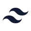 Tailwindcss icon with solid standard style