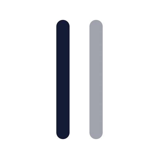 Tally 2 Icon in Bulk Rounded style