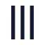 Tally icon with solid sharp style