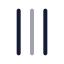 Tally icon with twotone rounded style