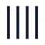 Tally icon with stroke sharp style