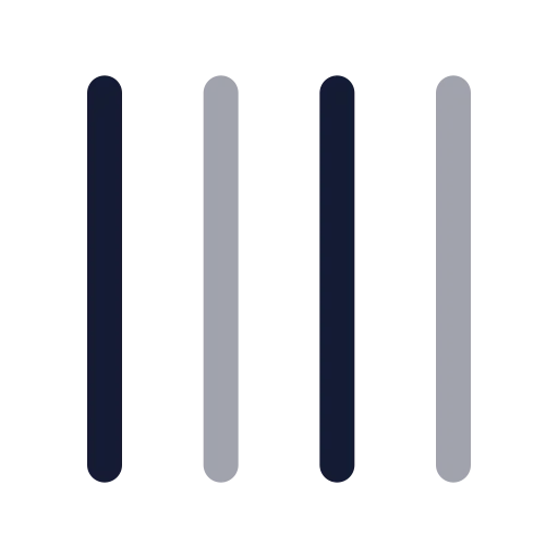 Tally 4 Icon in Twotone Rounded style