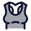 Tanktop icon with duotone standard style