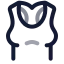 Tanktop icon with twotone rounded style