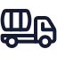 Tankertruck icon with stroke standard style