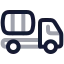 Tankertruck icon with twotone rounded style