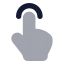Tap icon with bulk rounded style