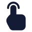 Tap icon with solid standard style